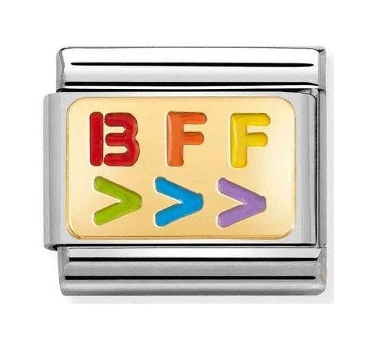 Nomination Link 18K zawieszka złoto z napisem BFF 'Najlepszy przyjaciel' 030263 17.jpg